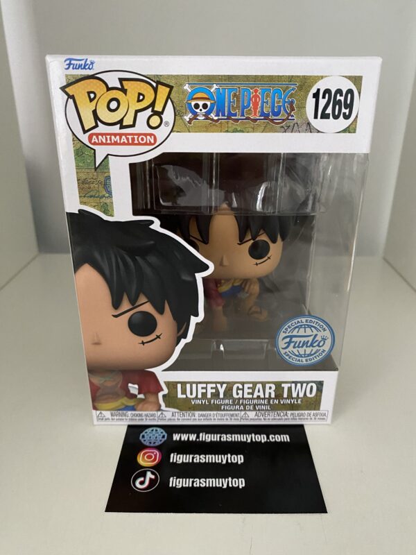 Funko POP Luffy gear two 1269 One Piece EXCLUSIVO