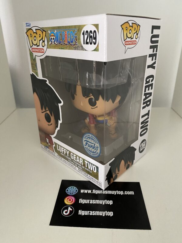 Funko POP Luffy gear two 1269 One Piece EXCLUSIVO - Imagen 3