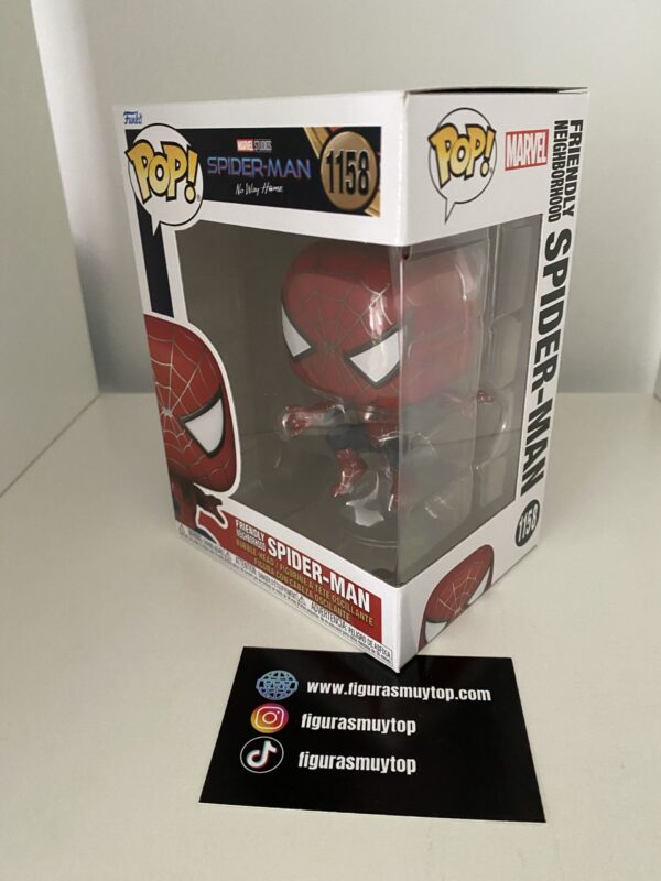 Funko POP Spiderman 1158 Marvel Friendly neighbohood No way home - Imagen 2