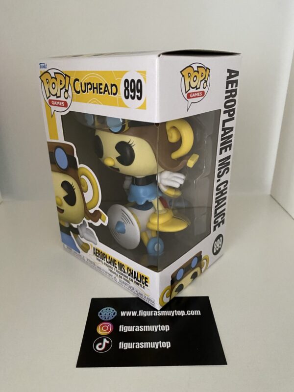 Funko POP Aeroplane Ms. Chalice 899 Cuphead - Imagen 3
