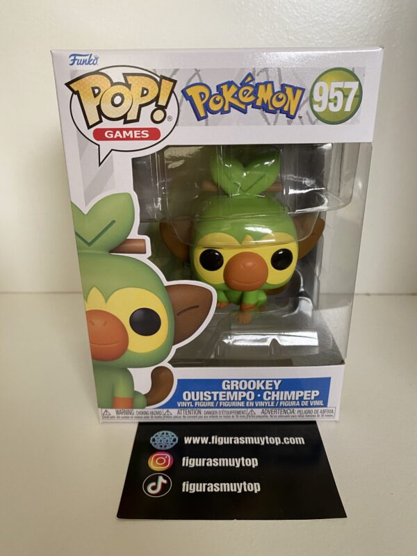 Funko Figura POP Pokemon Grookey 957 - Imagen 2