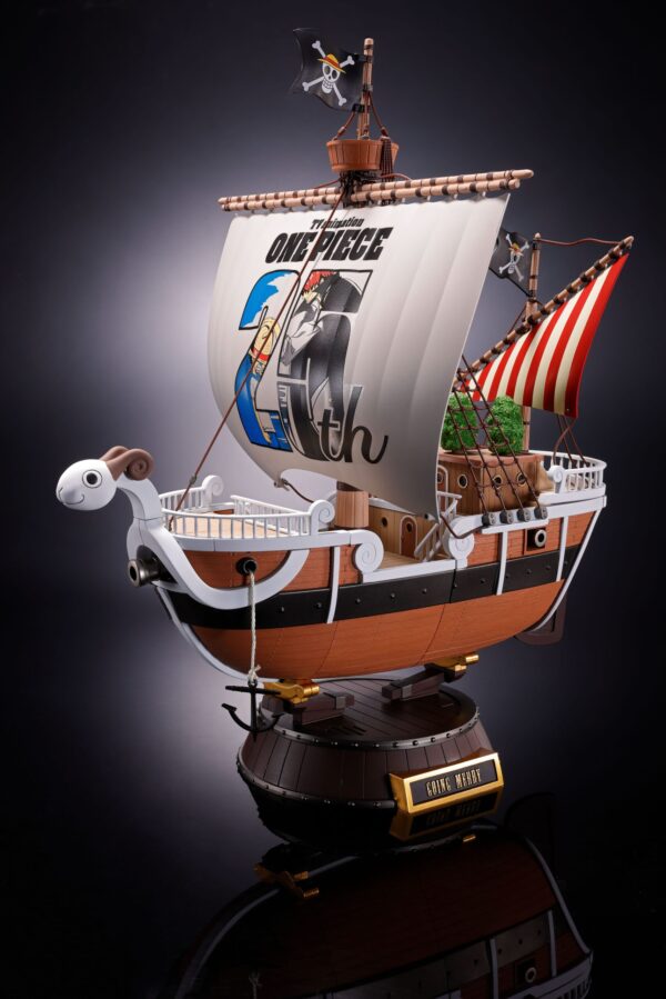 Barco GOING MERRY One Piece animation 25th anniversary Memorial Edition CHOGOKIN 28cm - Imagen 2