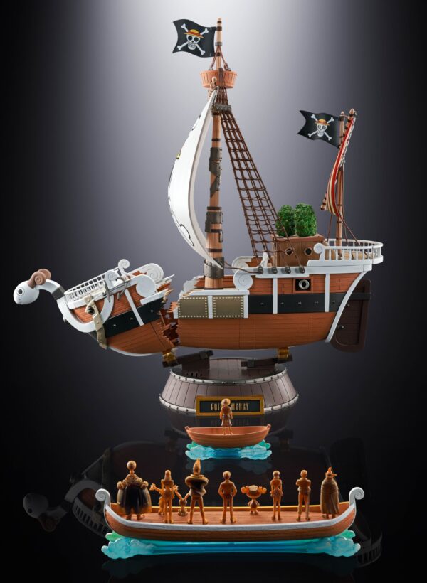 Barco GOING MERRY One Piece animation 25th anniversary Memorial Edition CHOGOKIN 28cm - Imagen 4