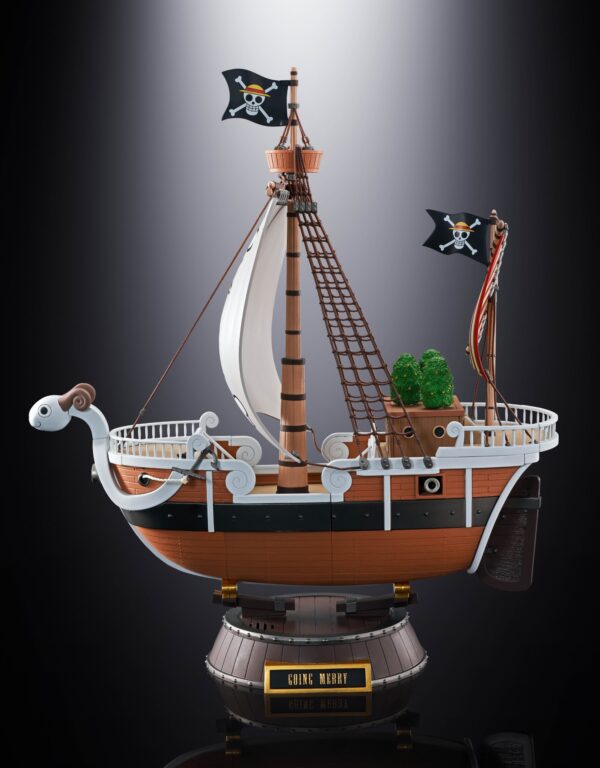 Barco GOING MERRY One Piece animation 25th anniversary Memorial Edition CHOGOKIN 28cm - Imagen 5