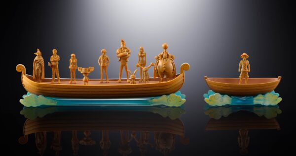 Barco GOING MERRY One Piece animation 25th anniversary Memorial Edition CHOGOKIN 28cm - Imagen 8