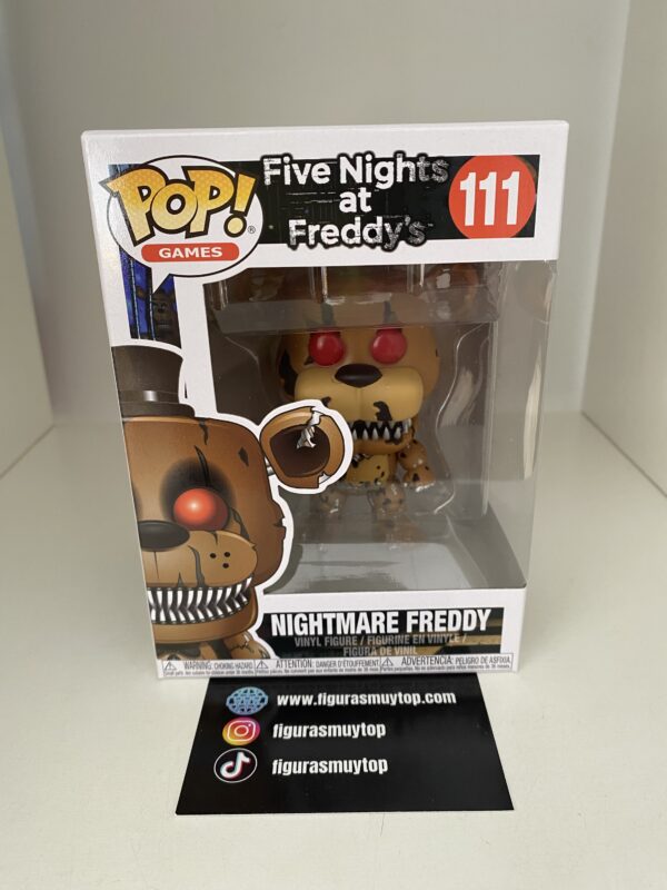 Funko POP Nightmare Freddy 111 Five nights at freddy's - Imagen 2