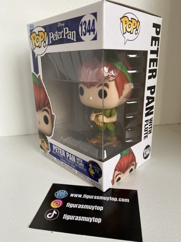 Funko pop Peter Pan with flute 1344 Disney - Imagen 3