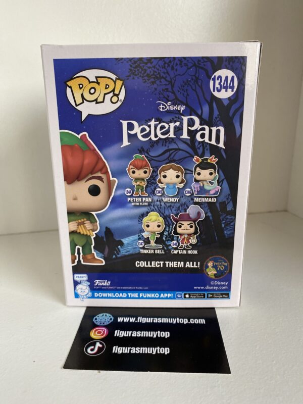 Funko pop Peter Pan with flute 1344 Disney - Imagen 6