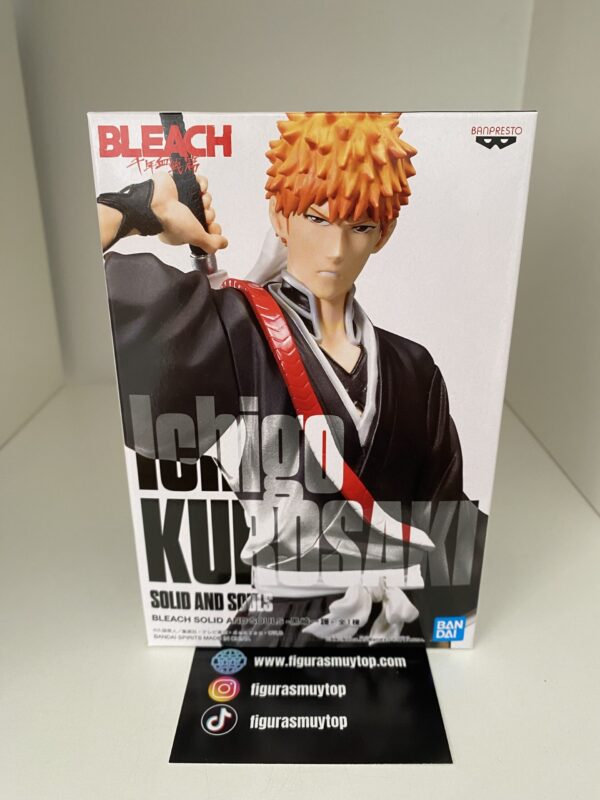 Banpresto Figura de Accion Ichigo Kurosaki Bleach: Solid And Souls - Imagen 2
