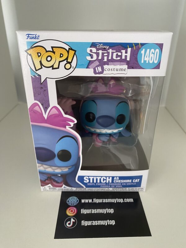 Funko Figura POP Disney Stitch as Cheshire Cat 1460 - Imagen 2