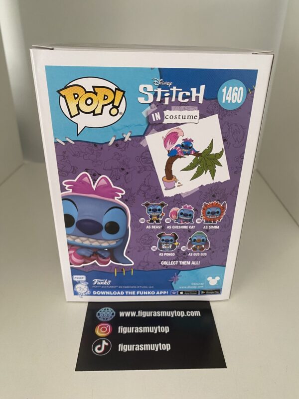 Funko Figura POP Disney Stitch as Cheshire Cat 1460 - Imagen 5