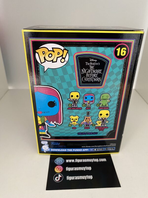 Funko pop Disney Sally 16 black light Pesadilla antes de Navidad - Imagen 4
