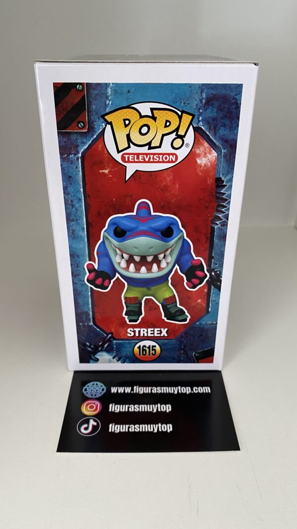 Funko Figura POP Street Sharks Streex 1615 - Imagen 4