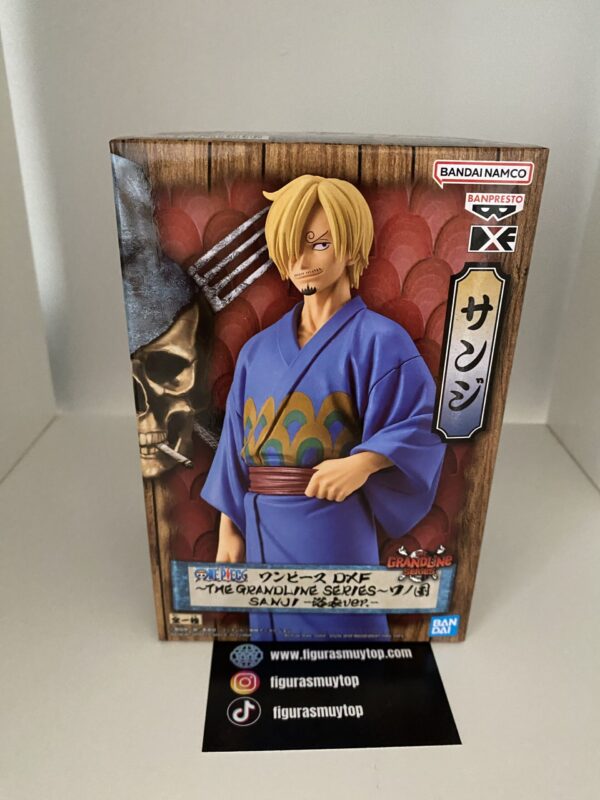 Figura ONE PIECE DXF THE GRANDLINE SERIES WANOKUNI SANJI YUKATA - Imagen 2