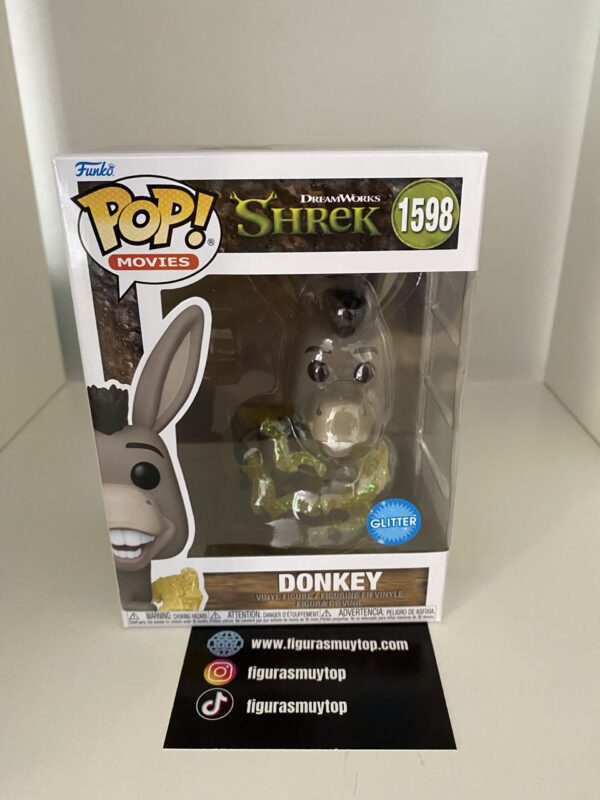 Funko Figura POP Shrek Asno donkey 1598 - Imagen 2