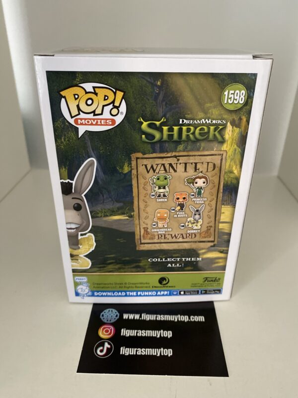 Funko Figura POP Shrek Asno donkey 1598 - Imagen 5