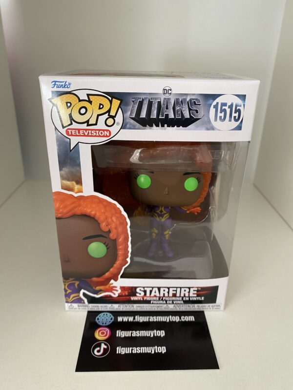 Funko Figura POP Titans Starfire 1515 - Imagen 2