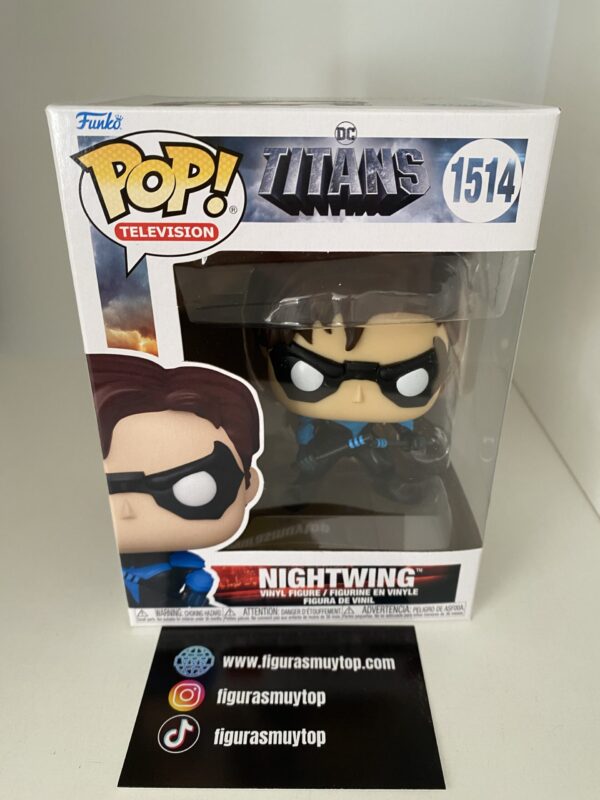 Funko Figura POP Titans Nightwing 1514 - Imagen 2