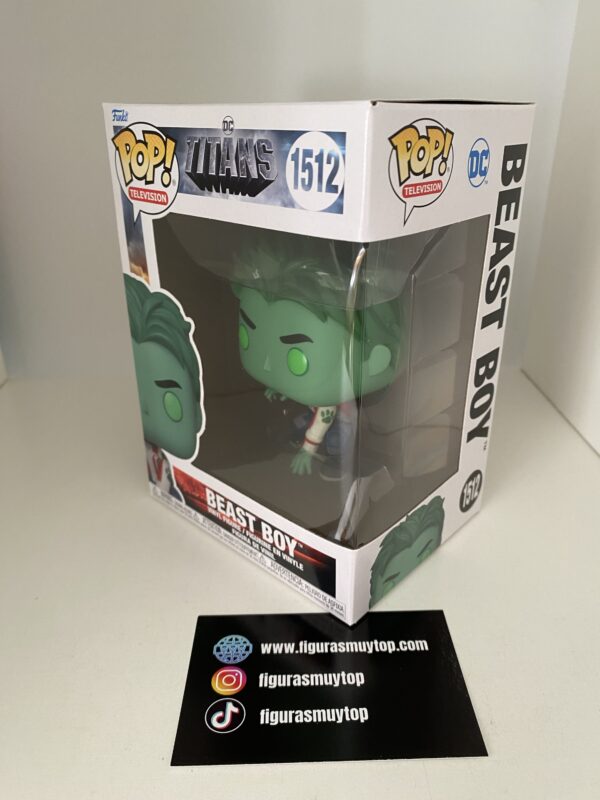 Funko Figura POP Titans Beast Boy 1502 - Imagen 3