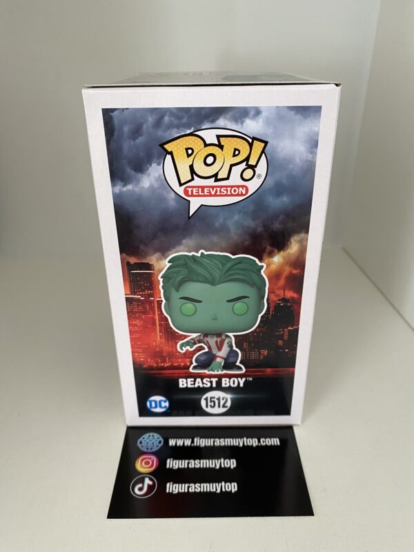 Funko Figura POP Titans Beast Boy 1502 - Imagen 4