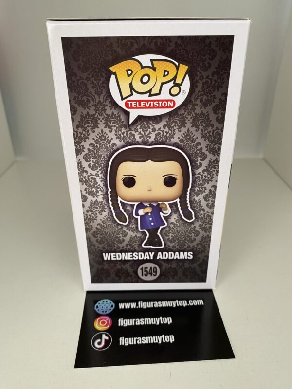 Funko Figura POP The Addams Family Wednesday Addams 1549 - Imagen 4