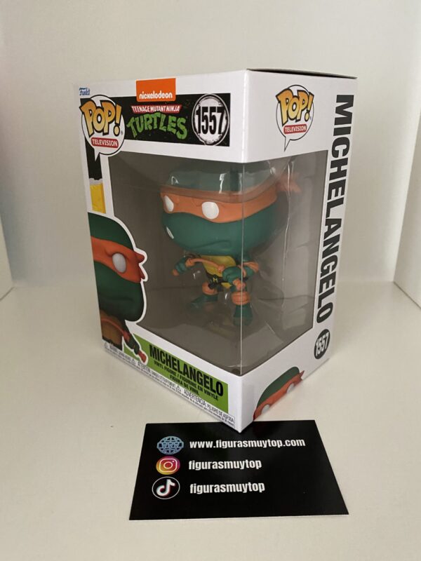 Funko Figura POP Tortugas Ninja Michelangelo 1557 - Imagen 3