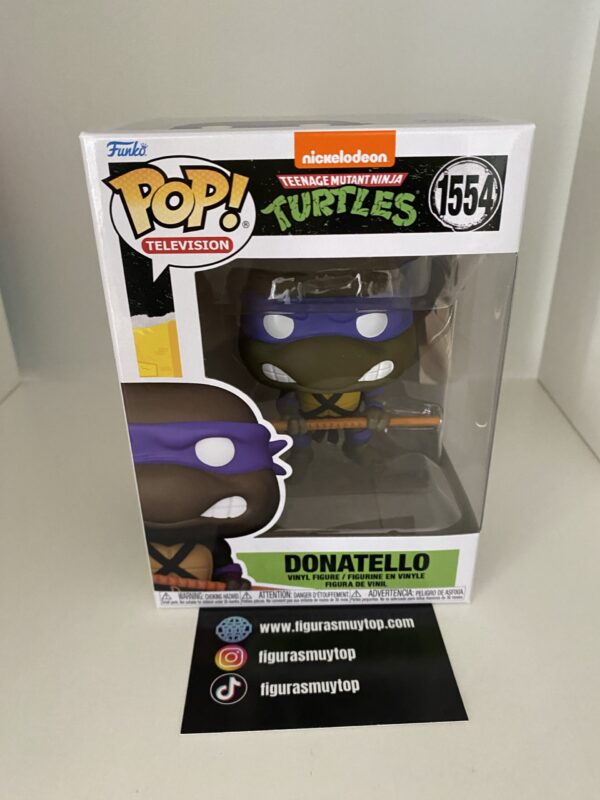 Funko Figura POP Tortugas Ninja Donnatello 1554 - Imagen 2