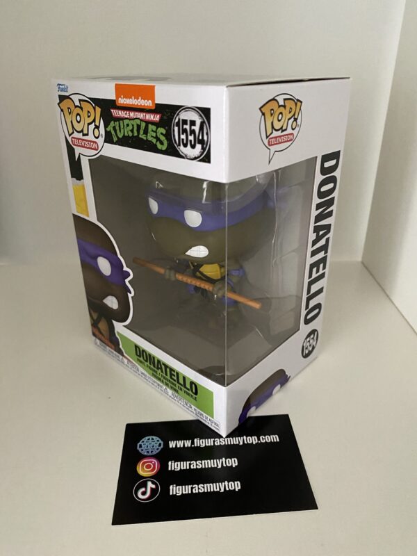Funko Figura POP Tortugas Ninja Donnatello 1554 - Imagen 3