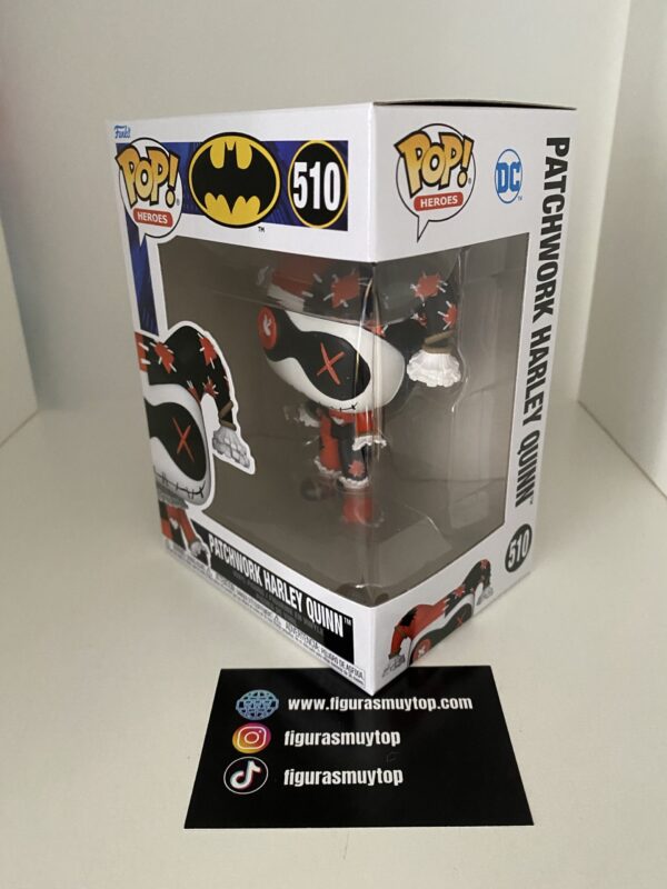 Funko Figura POP DC Comics Patchwork Harley Quinn 510 - Imagen 3