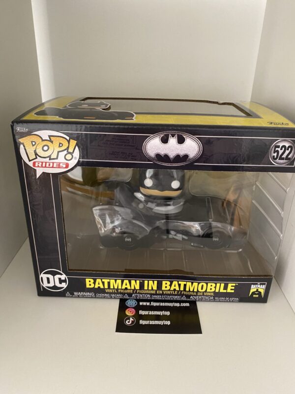 Funko Figura POP Rides Deluxe DC Comics Batman in Batmobile 522 - Imagen 2