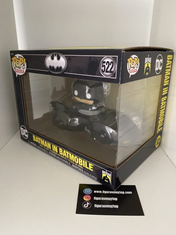 Funko Figura POP Rides Deluxe DC Comics Batman in Batmobile 522 - Imagen 3