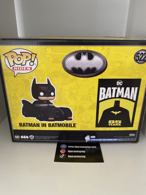 Funko Figura POP Rides Deluxe DC Comics Batman in Batmobile 522 - Imagen 4