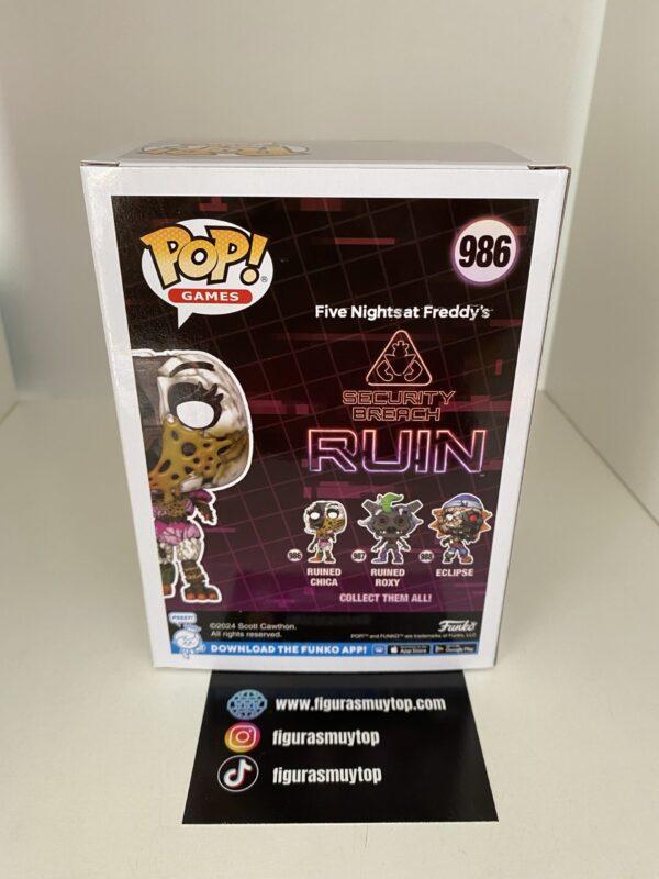 Funko Figura POP Five Nights at Freddys Ruined Chica 986 - Imagen 4