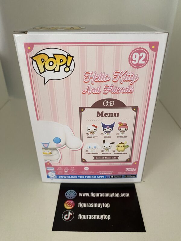 Funko Figura POP Hello Kitty and Friends Cinnamoroll 92 - Imagen 4