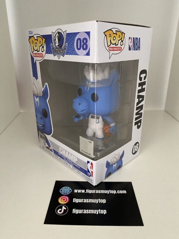 Funko Figura POP NBA Mascots Mavericks Champ 08 - Imagen 3