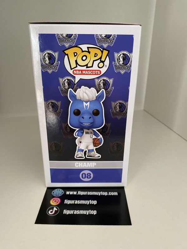 Funko Figura POP NBA Mascots Mavericks Champ 08 - Imagen 4