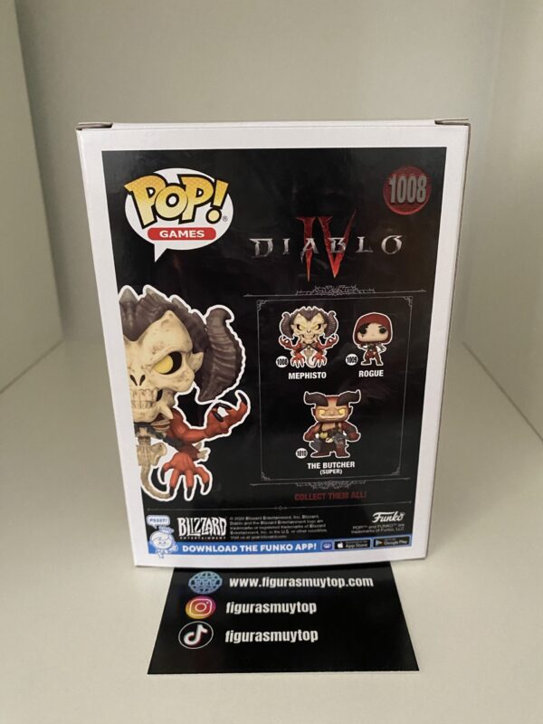 Funko Figura POP Diablo IV Mephisto 1008 - Imagen 4