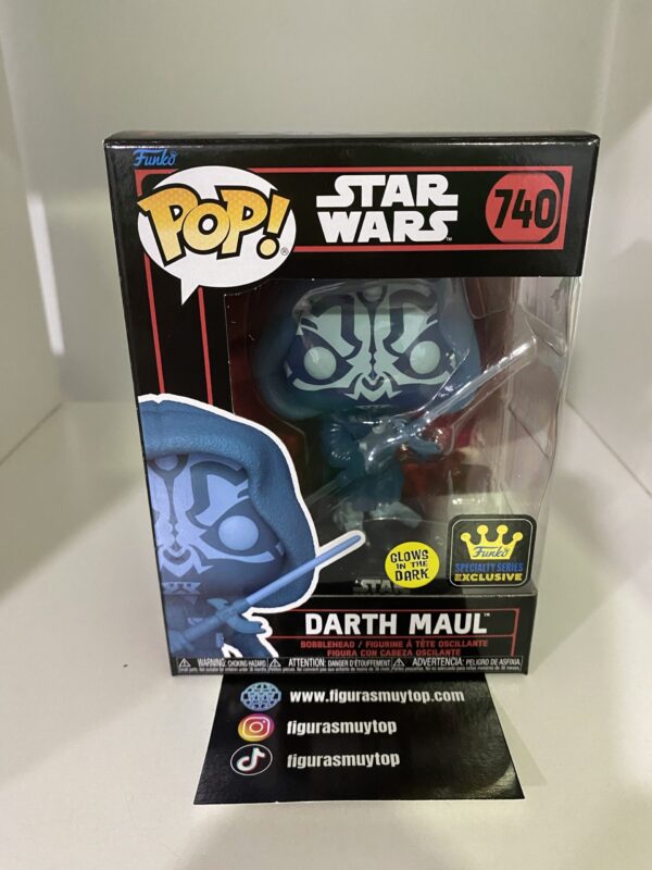 Funko Figura POP Star Wars Darth Maul Exclusive 740 glows in the dark