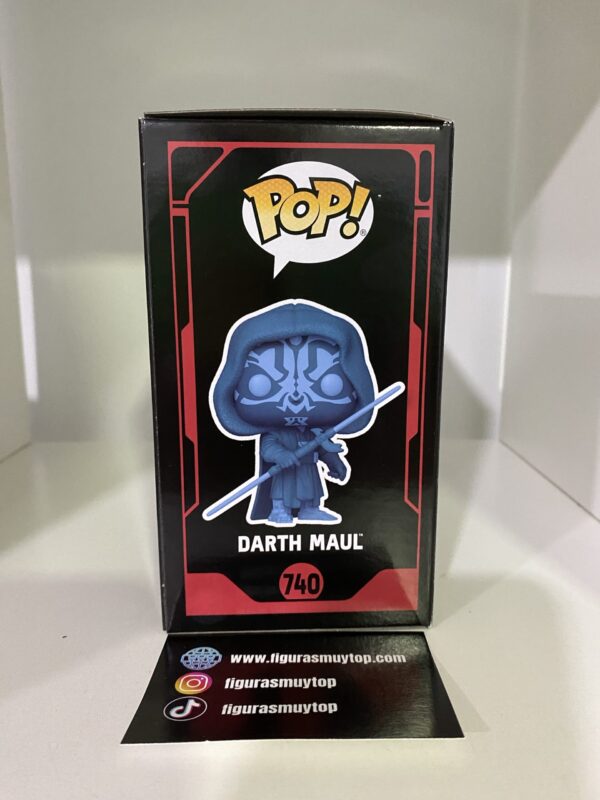 Funko Figura POP Star Wars Darth Maul Exclusive 740 glows in the dark - Imagen 3