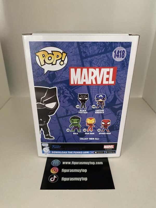 Funko Figura POP Marvel Black Panther Classics 1418 - Imagen 5