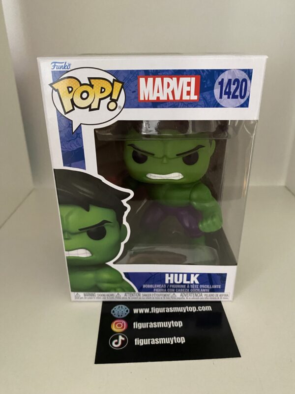 Funko Figura POP Marvel Hulk Classics 1420 - Imagen 2