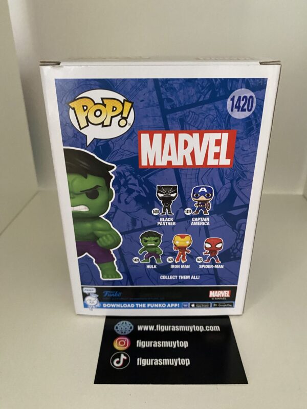 Funko Figura POP Marvel Hulk Classics 1420 - Imagen 5