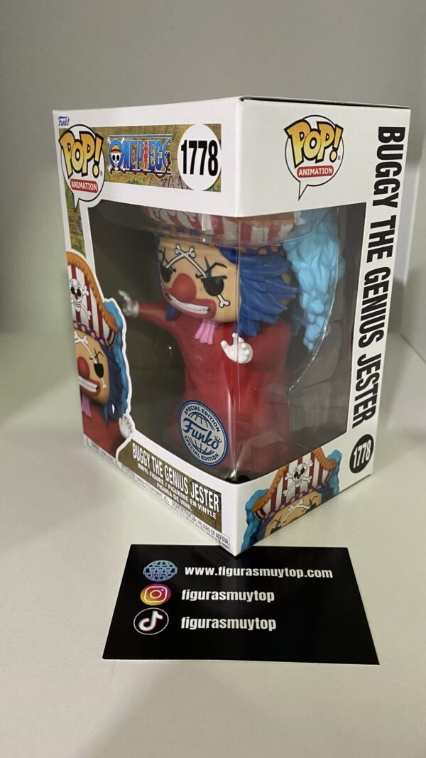 Funko Figura POP One Piece Buggy the genius Jester 1778 - Imagen 3