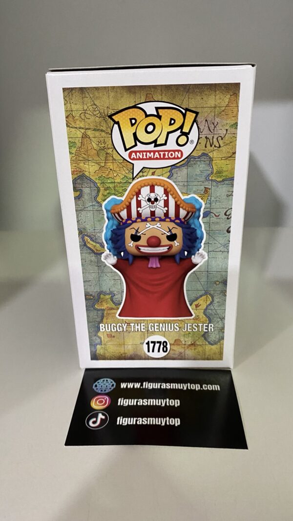 Funko Figura POP One Piece Buggy the genius Jester 1778 - Imagen 4