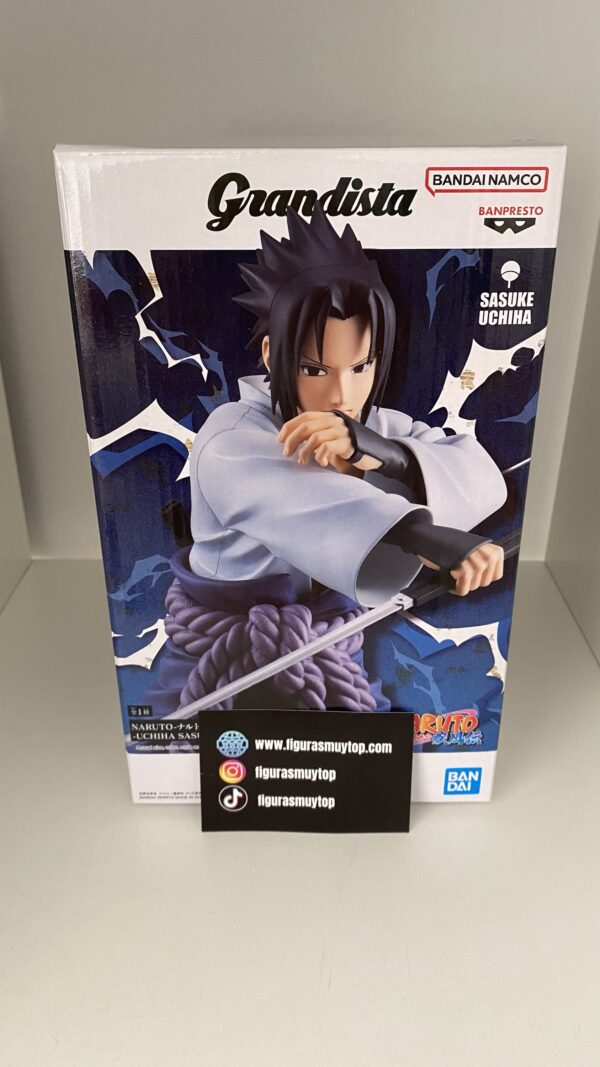 Figura Uchiha Sasuke Grandista Naruto Shippuden 24 cm - Imagen 2