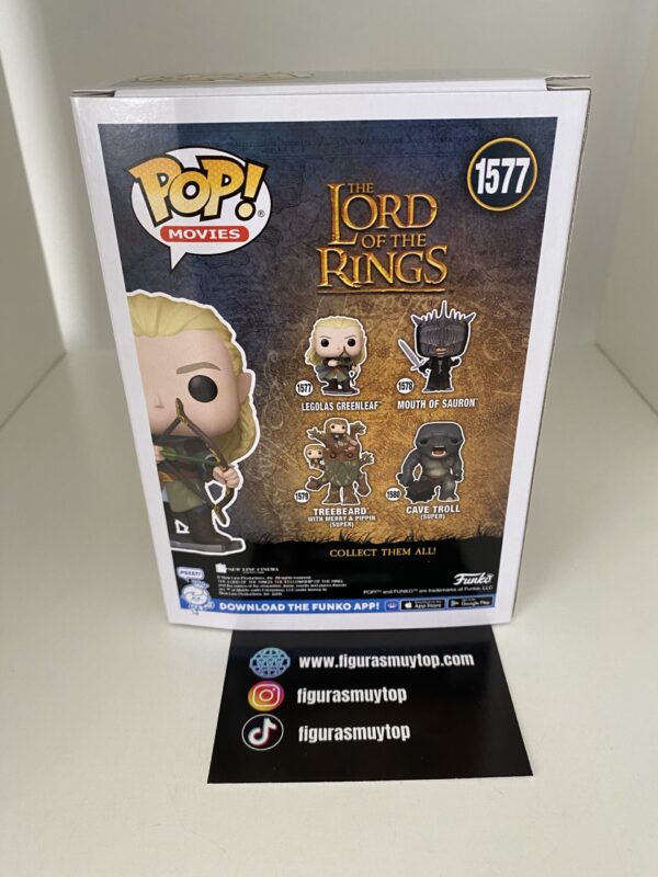 Funko Figura POP El Señor de los Anillos Legolas Grennleaf 1577 lord of the rings - Imagen 4