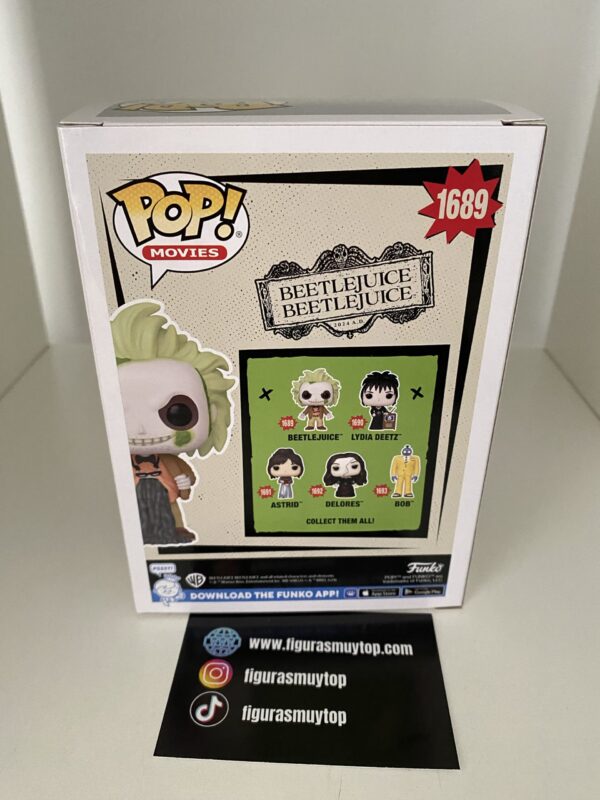 Funko Figura POP Beetlejuice 2 - Beetlejuice 1689 CHASE - Imagen 5