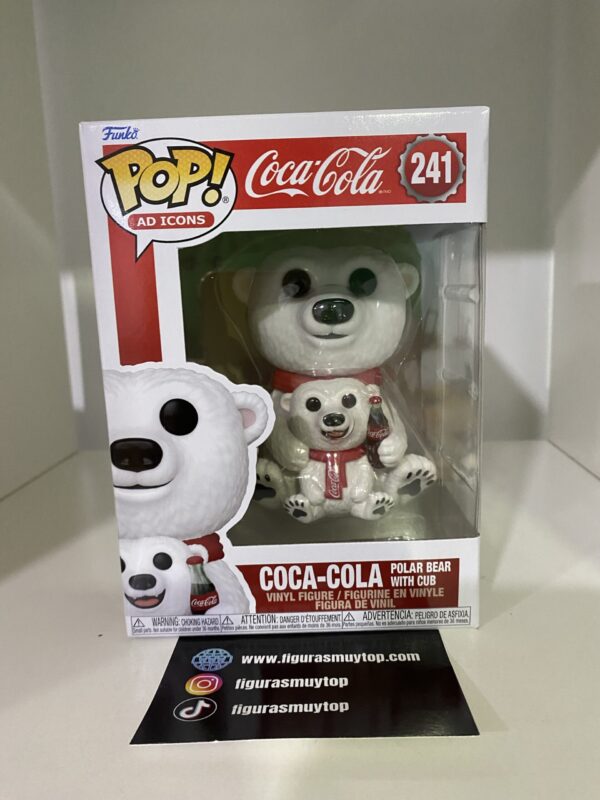 Funko Figura POP Coca-Cola Polar Bear with Cub 241
