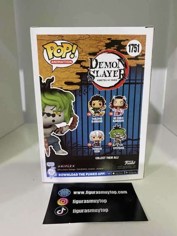 Funko Figura POP Demon Slayer Kimetsu no Yaiba Gyutaro 1751 - Imagen 4
