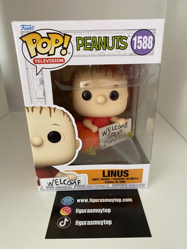 Funko Figura POP Peanuts Linus 1588 halloween - Imagen 2